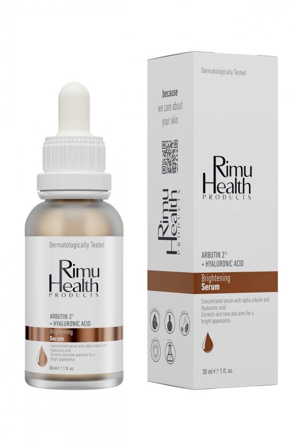 Rimu Health Leke Karşıtı, Cilt Tonu Eşitleyici Ve Aydınlatıcı Arbutin Serum 30ml - 2