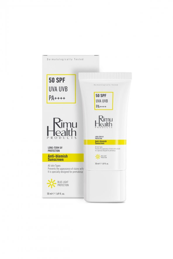 Rimu Health Lekeli Ciltler Için Cilt Tonu Eşitleyici 50 Spf Güneş Kremi - 2
