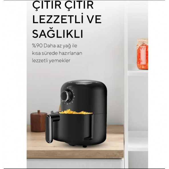 Kumtel Fastfryer 2 Litre ( Yağsız Fritöz Airfryer ) - 5