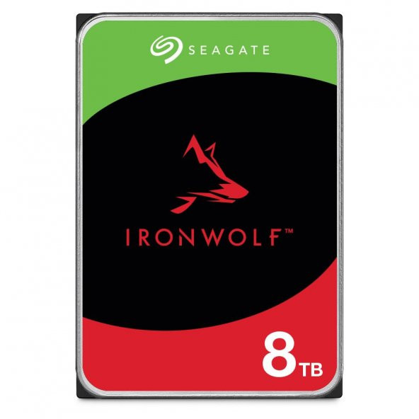 Seagate IRONWOLF ST8000VN004 3.5" 8TB 256MB 7200RPM SATA3 NAS Sabit Disk
