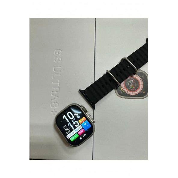 Akıllı Saat 49mm Kordon Kilitli Vidalı 2.08 Ekran Watch 8 Ultra Plus