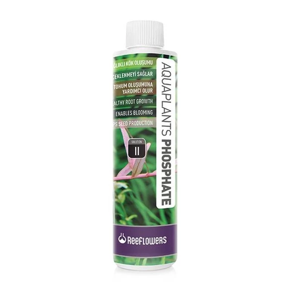 ReeFlowers AquaPlants Phosphate II 85 ml. Skt:01/2025 Akvaryum Bitki Sıvı Gübre Kök gelişimi için