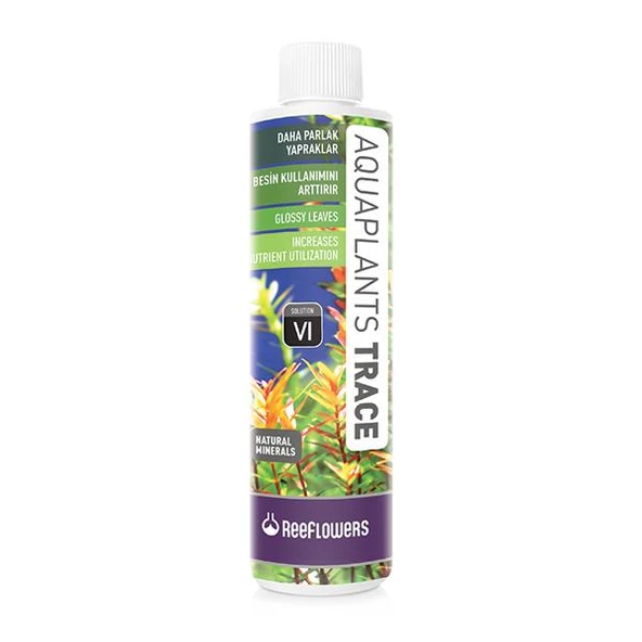 ReeFlowers AquaPlants Trace VI 85 ml. Skt:02/2025 Bitki Akvaryumları için  Sıvı Katkı Maddesi