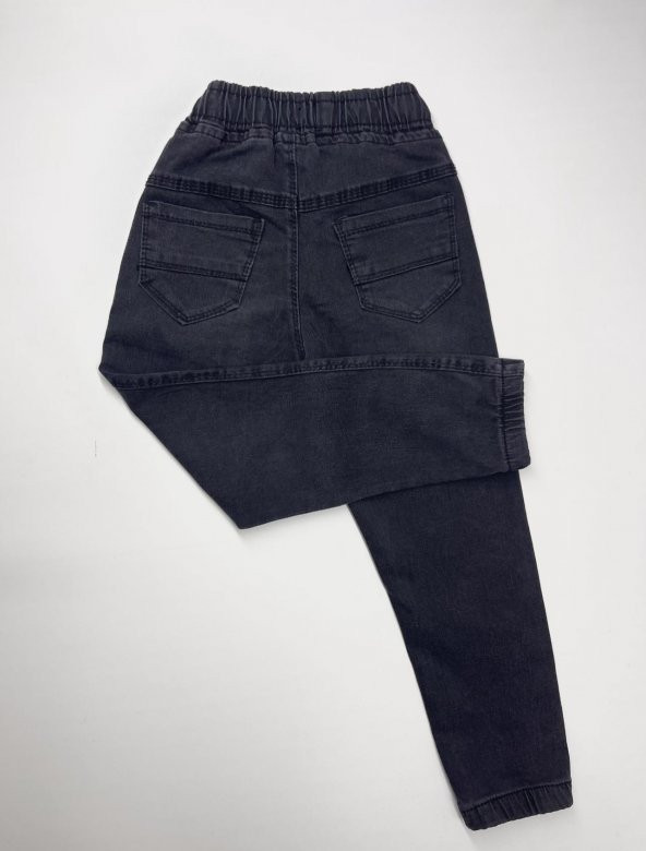 Erkek Çocuk Yapıştırma Cep Baskılı Kot Pantolon (Bir beden büyük almanız tavsiye edilir.) - 4