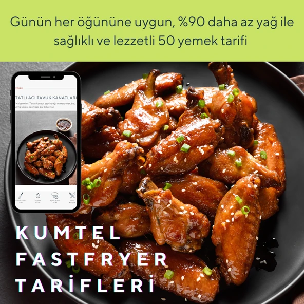 Kumtel Fastfryer ( Yağsız Fritöz Airfryer ) - 10