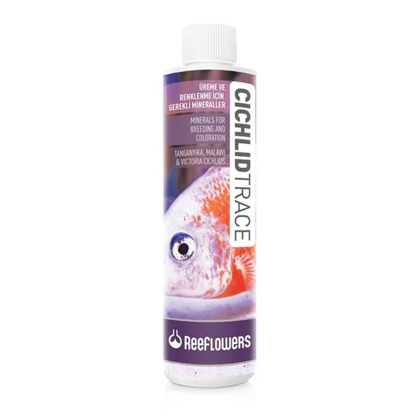 Reeflowers Cichlid Trace 85 ml. Skt:07/2027 Üreme ve Renklenme için Gerekli Mineraller