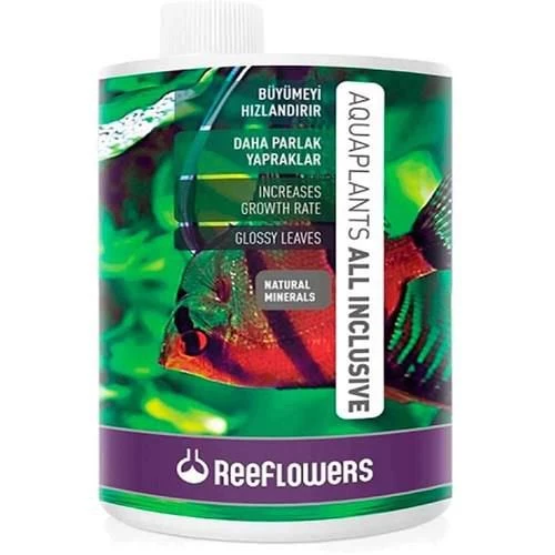 Reeflowers AquaPlants All Inclusive 1000 ml. Skt:12/2027       Bitki Sıvı Gübre, Büyümeyi Hızlandırır, Daha Parlak Yapraklar
