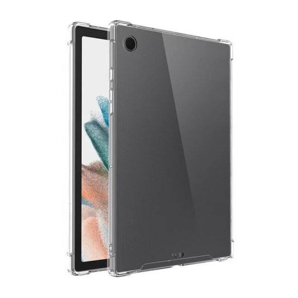 Vendas Samsung Galaxy Tab A9 Uyumlu Şeffaf Süper Silikon Tablet Kılıfı