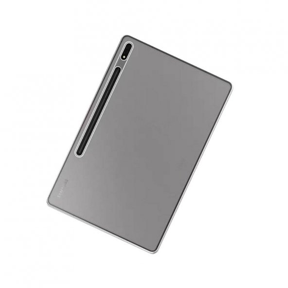Vendas Samsung Galaxy Tab S8 Ultra SM-X900 Uyumlu Şeffaf Süper Silikon Tablet Kılıfı