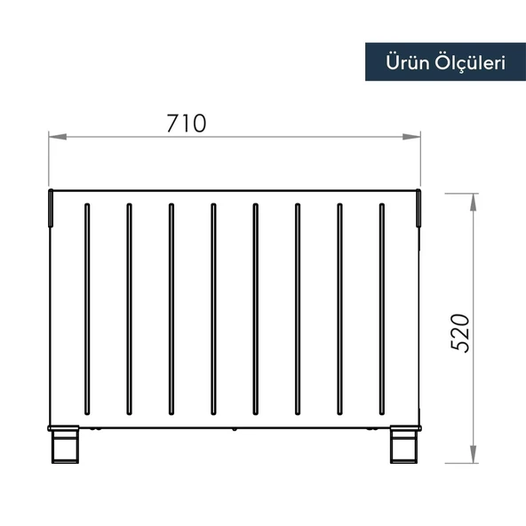 Kumtel Siyah Konvektör Isıtıcı 2000W HC-2930 - 4