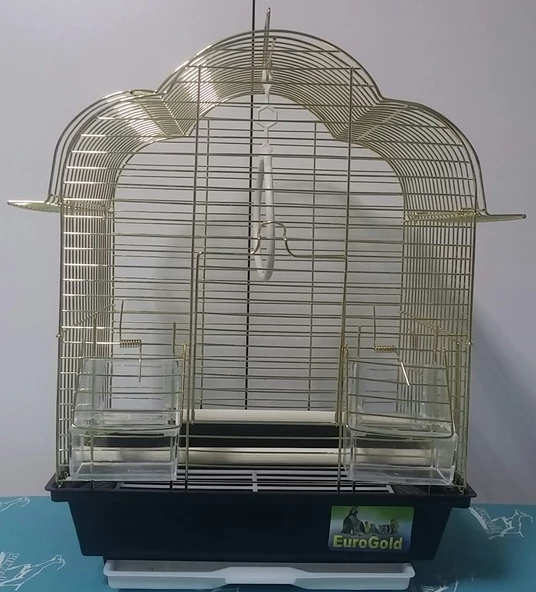 QH Pet Cage Kafes Pirinç 30x23x40 cm 1107AG - 2