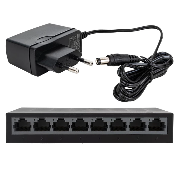 Tp-Link LS1008G 8 Port 10 100 1000 Mbps Masaüstü Gigabit Desktom Switch - 2