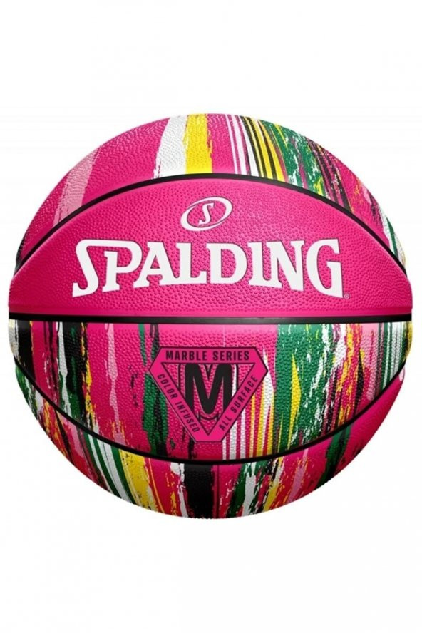 Spalding Basketbol topu Marble Series Pink 84402Z No:7 TOPBSKSPA316