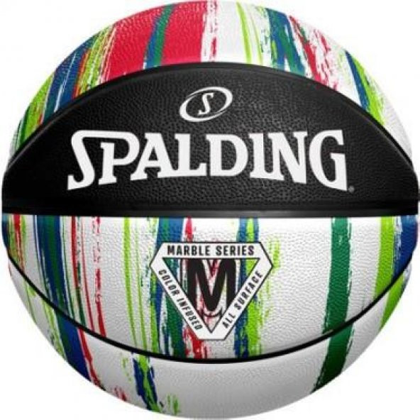 Spalding Basketbol Topu Marble Series Alt Rainbow 84-404Z No:7 TOPBSKSPA315
