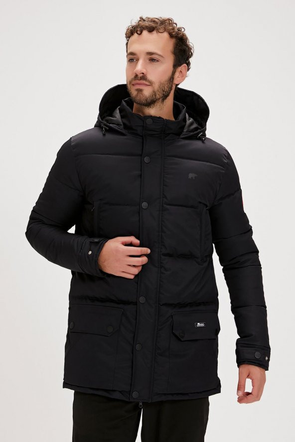 BAD BEAR COLONEL PUFFER COAT ERKEK UZUN MONT - 4