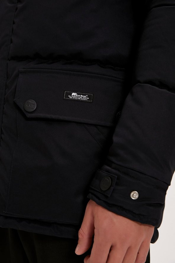 BAD BEAR COLONEL PUFFER COAT ERKEK UZUN MONT - 9