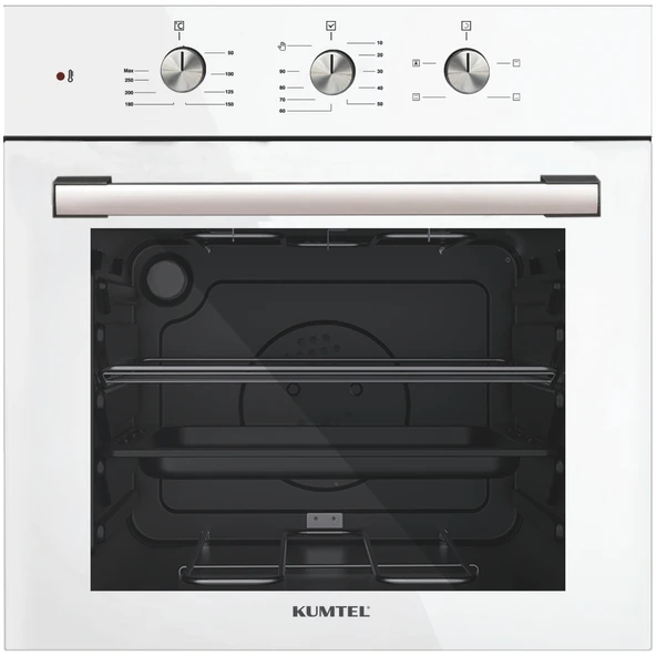 Kumtel Kristal Beyaz Cam Ankastre Set - 4
