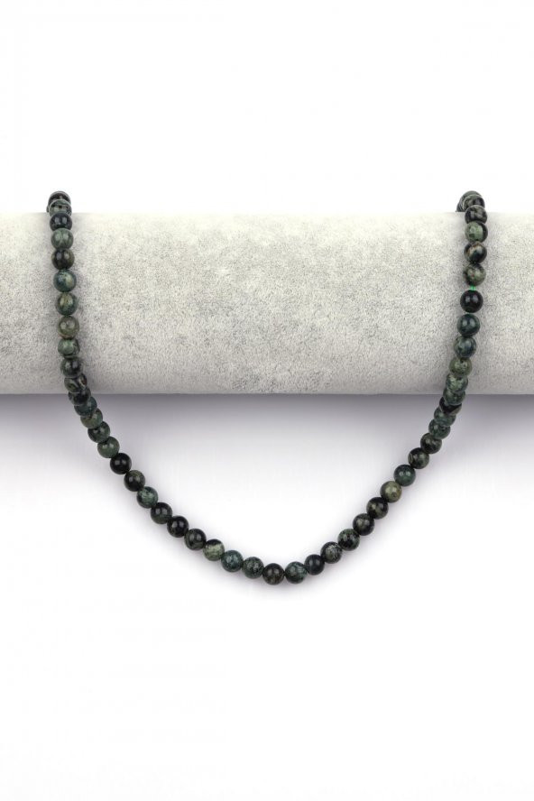 Kanbaba Jasper Doğal Taş Dizi 6 mm Küre Kesim - Resim 2