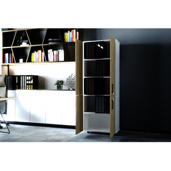 Ofis Kitaplığı Dolap Evrak Rafı - 2