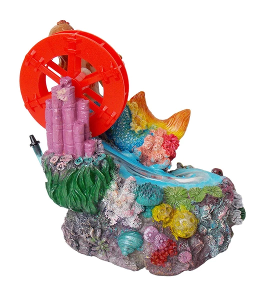 King Hava Kabarcıklı Değirmen Deniz Kızlı Ürün Ebatları : 13.5 X 17 X 17.5 cm - 2