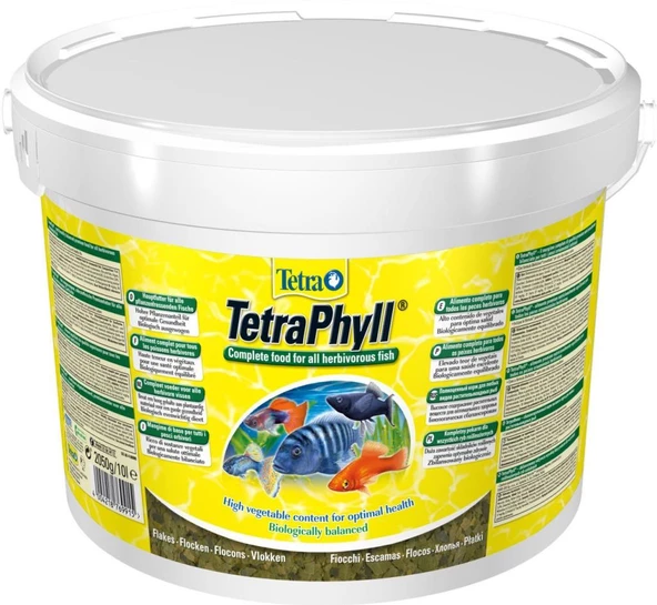 Tetra Phyll 250gr (Açık) Kilitli Poşette Göndeilir Anadalo Pet Bandrollü Bitkisel Pul Yem  SKT:08/2027