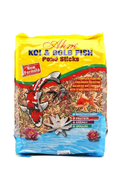 Ahm Koi Goldfish Mix Pond Sticks 1 Kg Skt: 01/2027