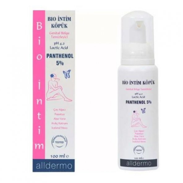 Alldermo Panthenol %5 Bio Intim Köpük 100 ml