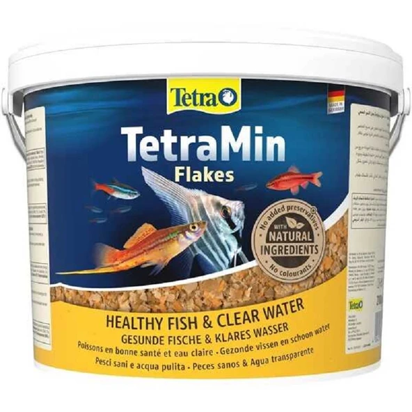 Tetramin Flakes 250Gr (Açık) Poşette 2025 New Seri Natural Pul Balık Yemi Skt: 11/2027 - 1