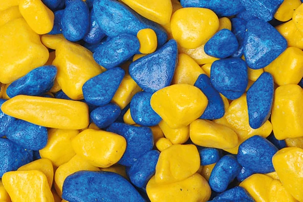 Vitasand REF-180 Sarı Lacivert Çakıl 350 gr 10 mm - 2