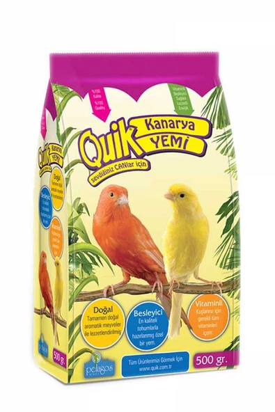 Quik Kanarya Yemi 500 gr Skt:11/2025 - 2