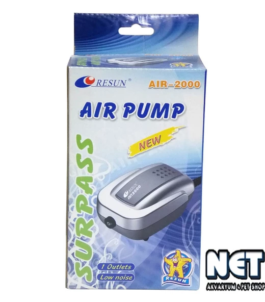 Resun AIR2000 Hava Motoru Tek Çıkış 110-120v/220-240v - 2