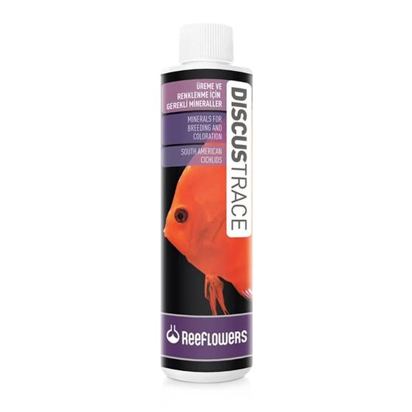 Reeflowers Discus Trace 500 ml. Skt:12/2027 Üreme ve Renklenme için Gerekli Mineraller