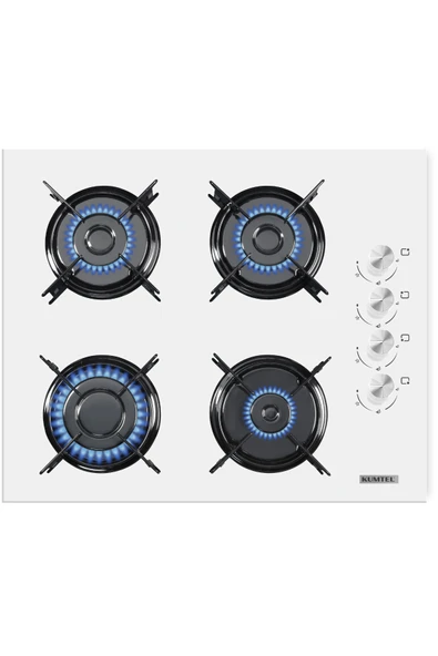 KUMTEL Beyaz Aspiratörlü Turbo Ankastre Set - 2