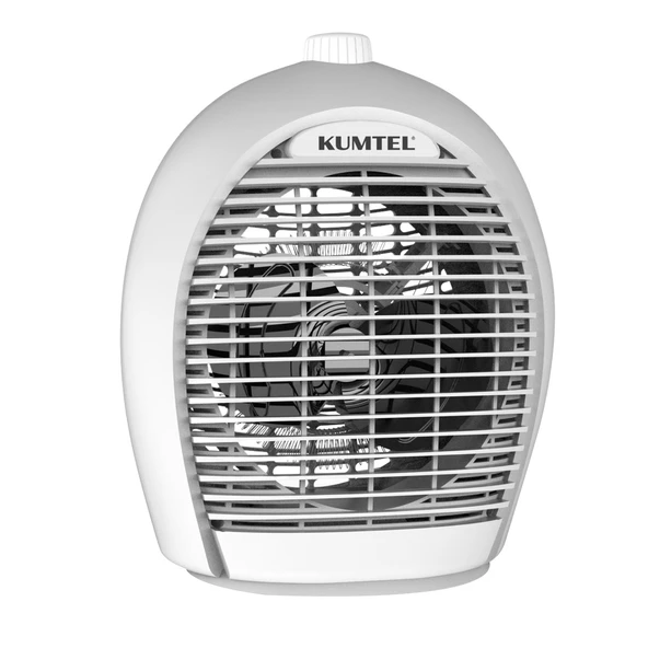 KUMTEL Fanlı Isıtıcı 2000 W LX-6331 Gri - 2