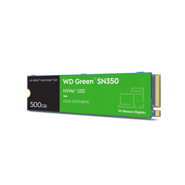 500GB WD GREEN SN350 M.2 NVMe 2400/1500MB/s WDS500G2G0C SSD - 2