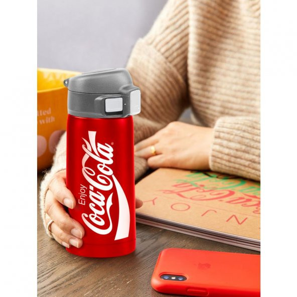 Coca-Cola CCMDB35 0,35L Vakumlu Çift Yalıtımlı Paslanmaz Çelik Seyahat Bardağı /Termos - 7