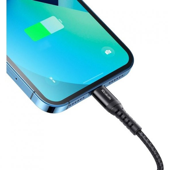 Mcdodo CA-2261 Lightning Data-Şarj Kablosu 3A 1m-Siyah - 4