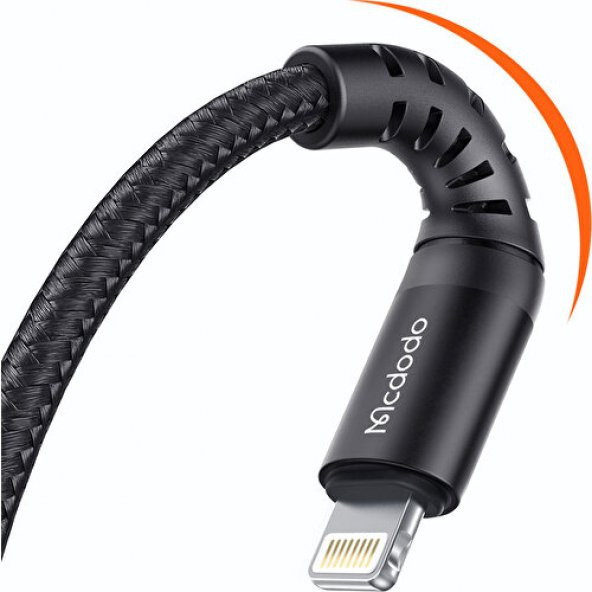 Mcdodo CA-2261 Lightning Data-Şarj Kablosu 3A 1m-Siyah - 5