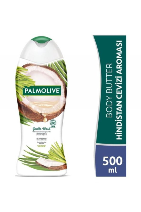 PALMOLİVE Gentle Wash Hindistan Cevizi&limonotu Yağları Ile Hassas Ciltler Için Banyo Ve Duş Jeli 500 Ml