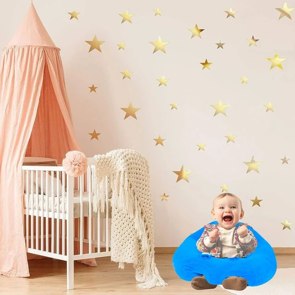 Bebe Yatmaz Bebek Oturma (Destek) Minderi - Mavi - 3