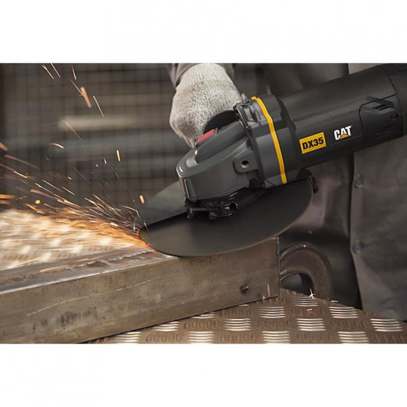 CAT DX35 2350Watt 230mm Profesyonel Dönebilir Tutma Kollu Büyük Taşlama - 8