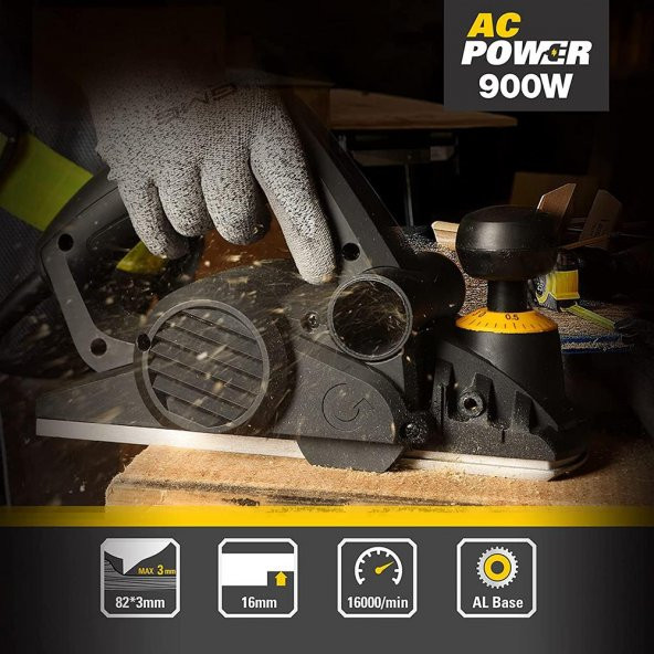 CAT DX86 900Watt 82mm Çift Bıçaklı Profesyonel Planya - Resim 5