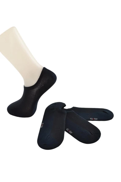 Dündar Erkek 4 lü Plus Dikişsiz Sneaker Görünmez Çorap - 5