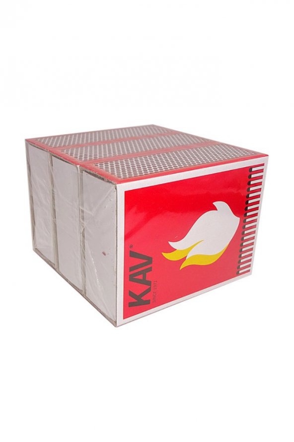 KAV Kükürtsüz Kibrit Ortalama 100'lü Çöp 3 Paket - 3