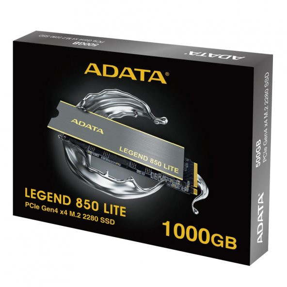 Adata Legend 850 Lite ALEG-850L-1000GCS 1TB 5000-3200MBs M.2 SSD Sabit Disk - Resim 4