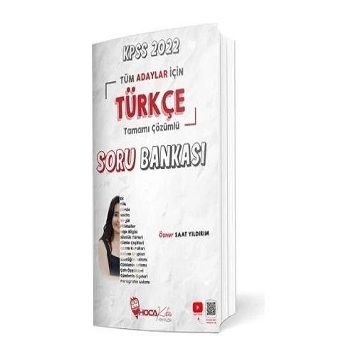 KPSS 2022 TÜRKÇE ÇÖZÜMLÜ SORU BANKASI HOCA KAFASI YAYIN