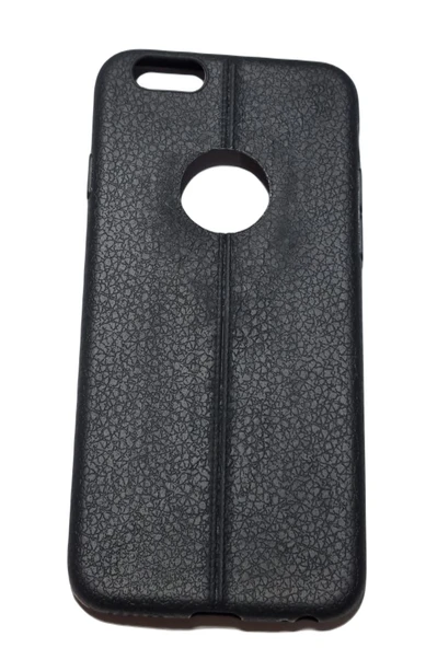 Newface iPhone 6-6S Uyumlu Deri görünümlü Kılıf Jazz Silikon