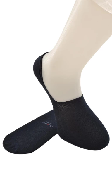 Dündar Erkek 4 lü Plus Topuk Destek Silikonlu Dikişsiz Pamuk Babet Çorap - 9