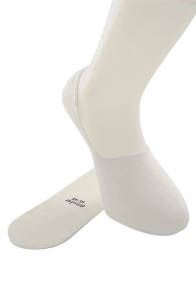 Dündar Erkek 4 lü Plus Topuk Destek Silikonlu Dikişsiz Pamuk Babet Çorap - 2