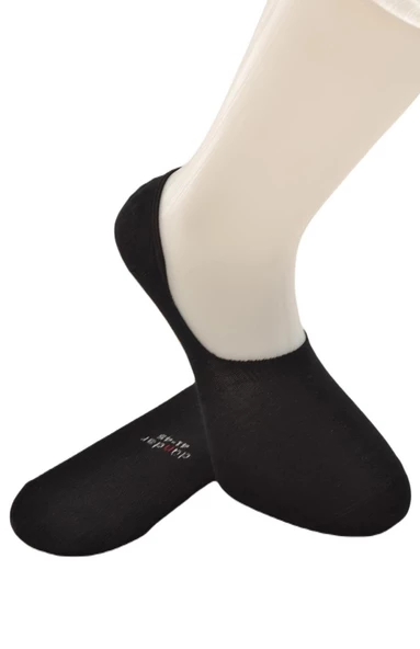 Dündar Erkek 4 lü Plus Topuk Destek Silikonlu Dikişsiz Pamuk Babet Çorap - 7